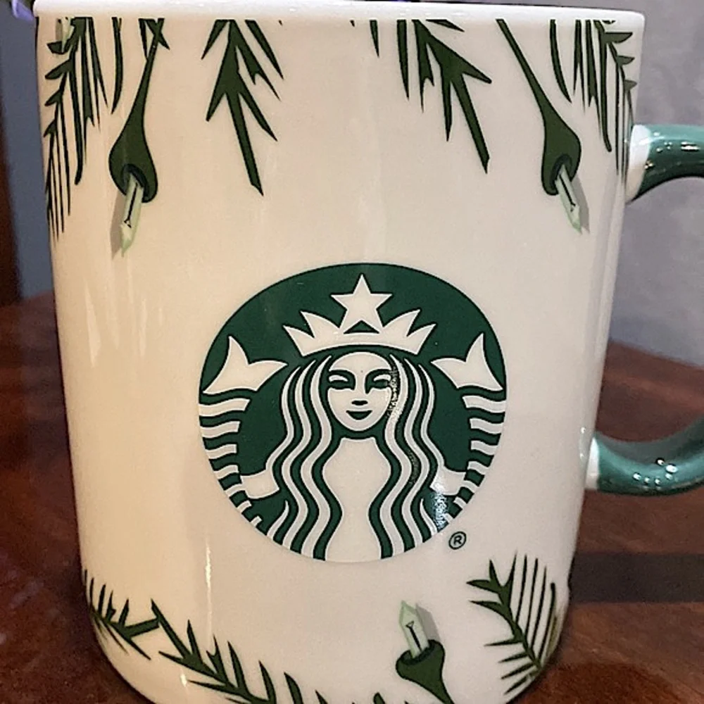 Starbucks Christmas Themed Holiday Lights 2020 Collector Large Size Mug 26oz